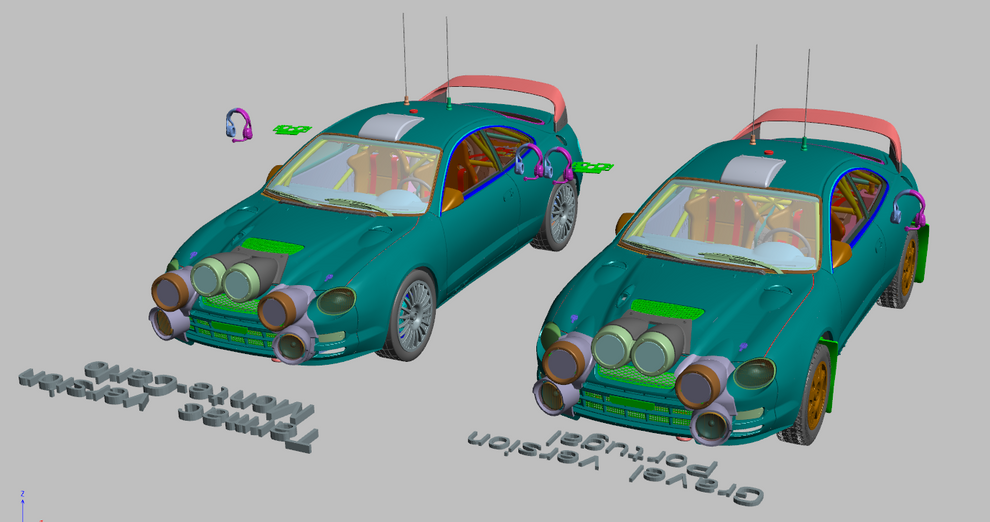 TOYOTA CELICA GT - FOUR (ST205) - RALLY MONTE CARLO 1995 – dmodelkits