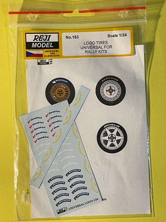 DECALS LOGO TIRES UNIVERSAL FOR RALLY KITS