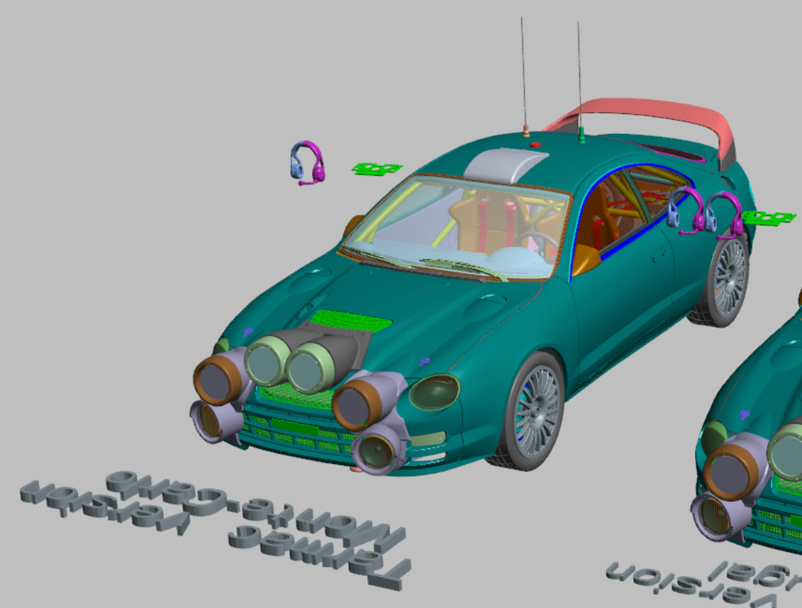 Toyota Celica GT-FOUR ST205 – dmodelkits