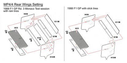 1/12 Rims set for Mclaren MP4/4