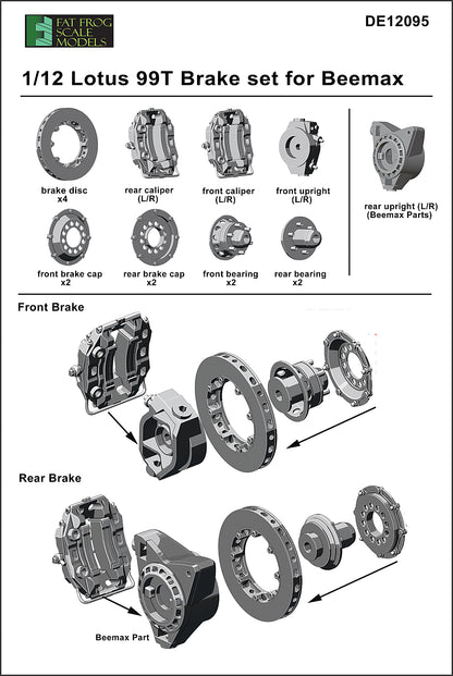 Lotus 99T Brake set for Beemax