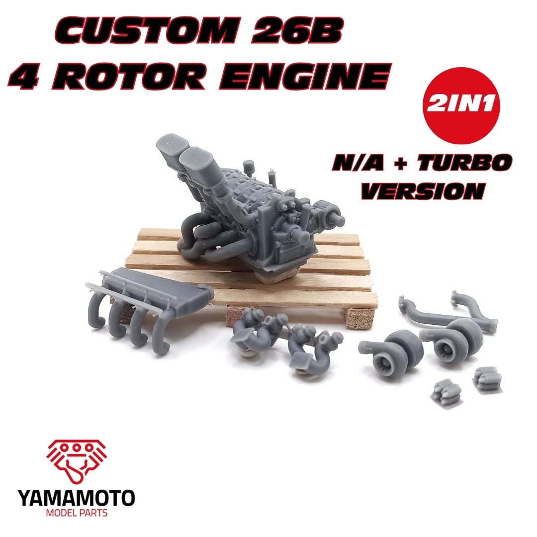 Custom 26B Mazda 4-Rotor Engine