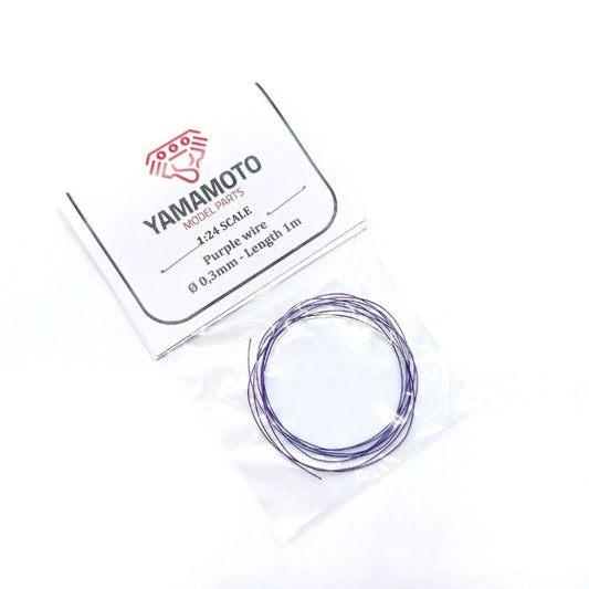 Purple wire 0,3mm 1m
