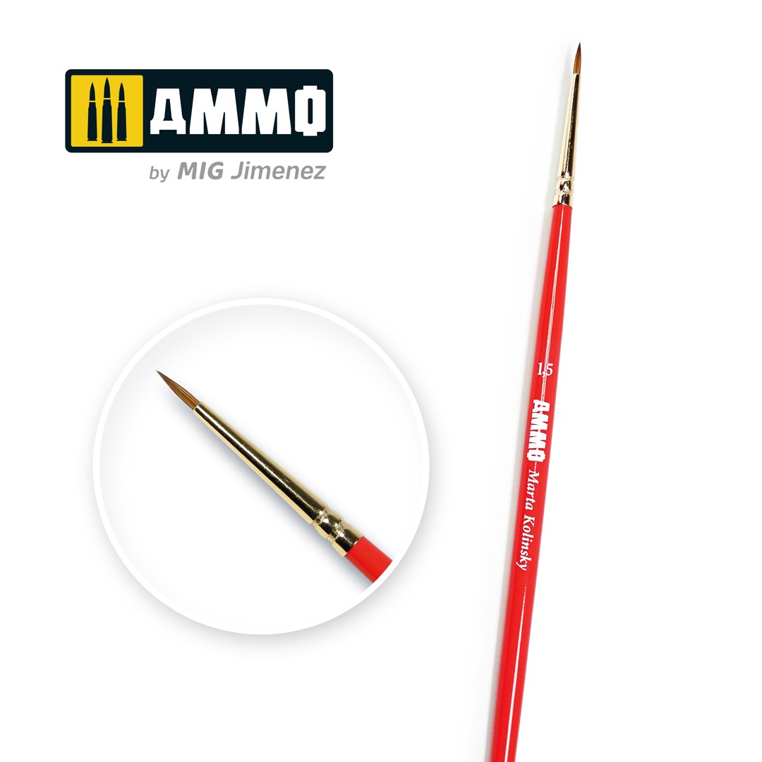 1.5 AMMO Marta Kolinsky Brush