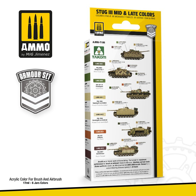 StuG III Mid & Late Colors 1944 to 1945