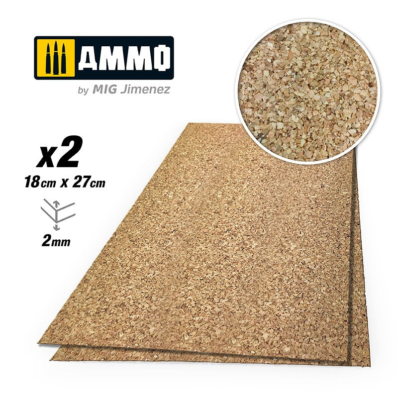 CREATE CORK Medium Grain (2mm) - 2 pcs.