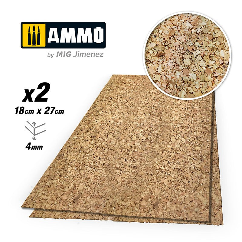 CREATE CORK Thick Grain (4mm) - 2 pcs.