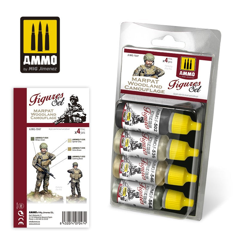 Marpat Woodland Camouflage Figures Set