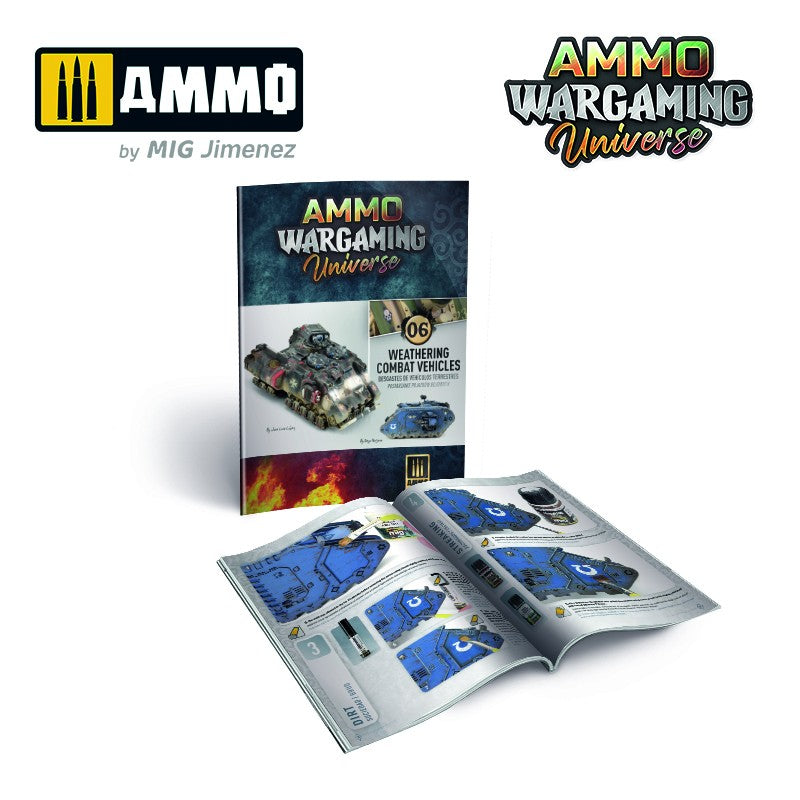 AMMO WARGAMING UNIVERSE Book 06 - Weathering Combat Vehicles (English, Castellano, Polski)