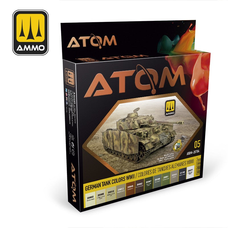 ATOM German Tank Colors WWII Set