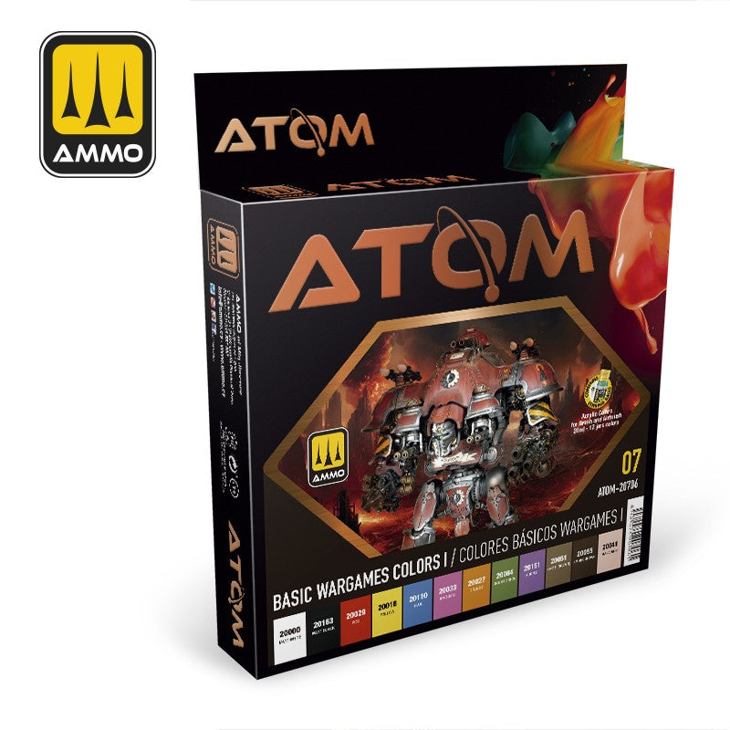 ATOM Basic Wargames Colors I Set