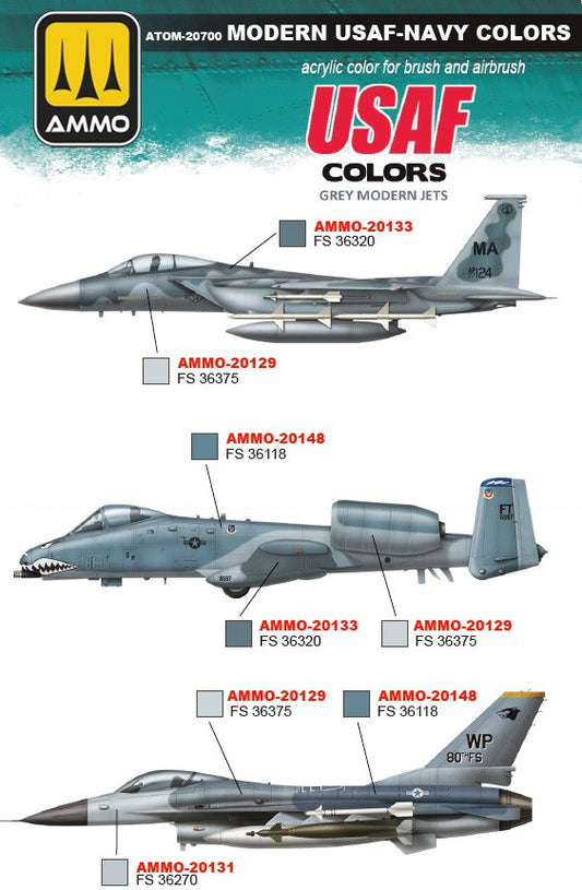 ATOM Modern USAF-NAVY Colors Set