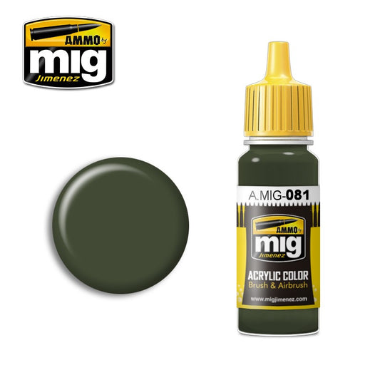 ACRYLIC COLOR US Olive Drab Vietnam Era (FS-24087)