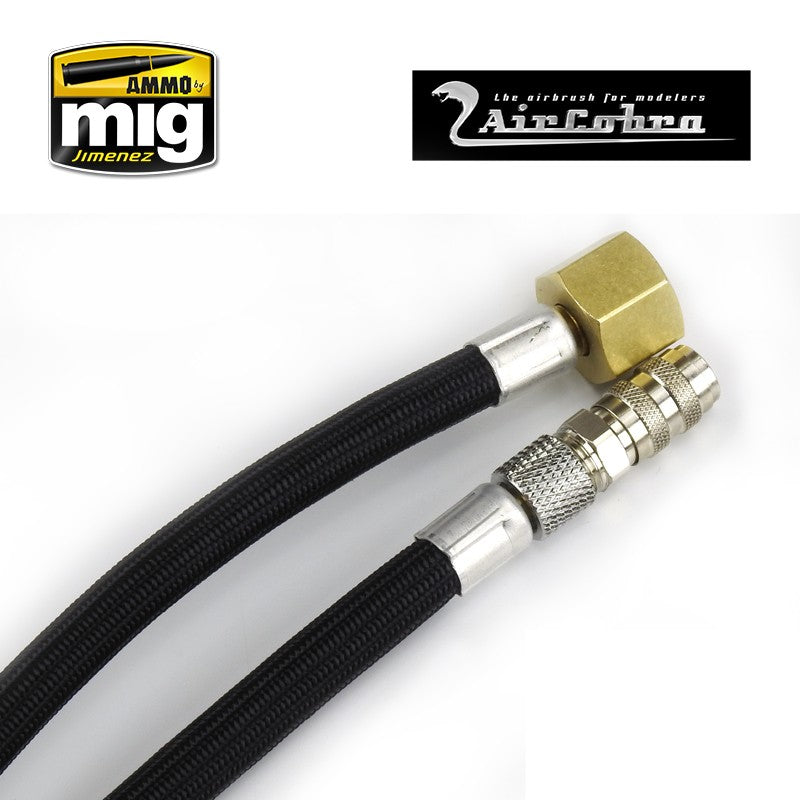 8 Foot Quick Disconnect Braided Air Hose