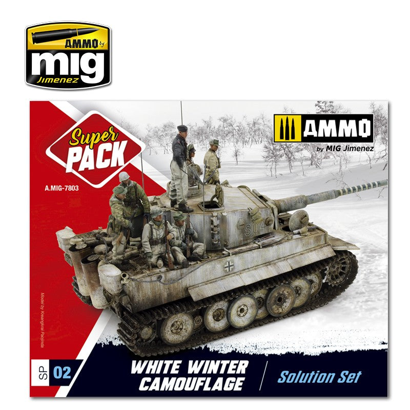 SUPER PACK White Winter Camouflage