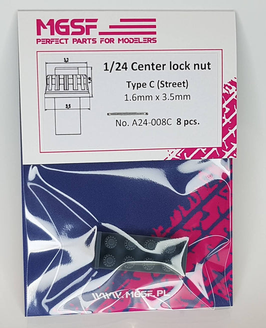 CENTER LOCK NUT - TYPE C STREET