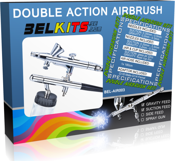 DOUBLE SET AIRBRUSH DOUBLE ACTION