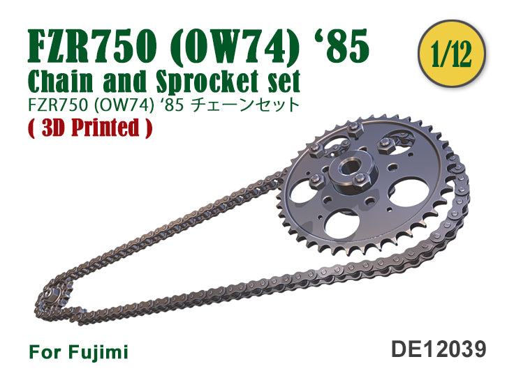 Chain & Sprocket set for FZR750 (OW74) '85