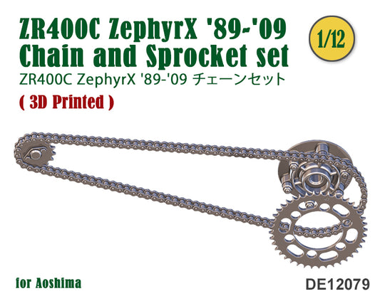 ZR400C ZephyrX '89-'09 Chain & Sprocket set