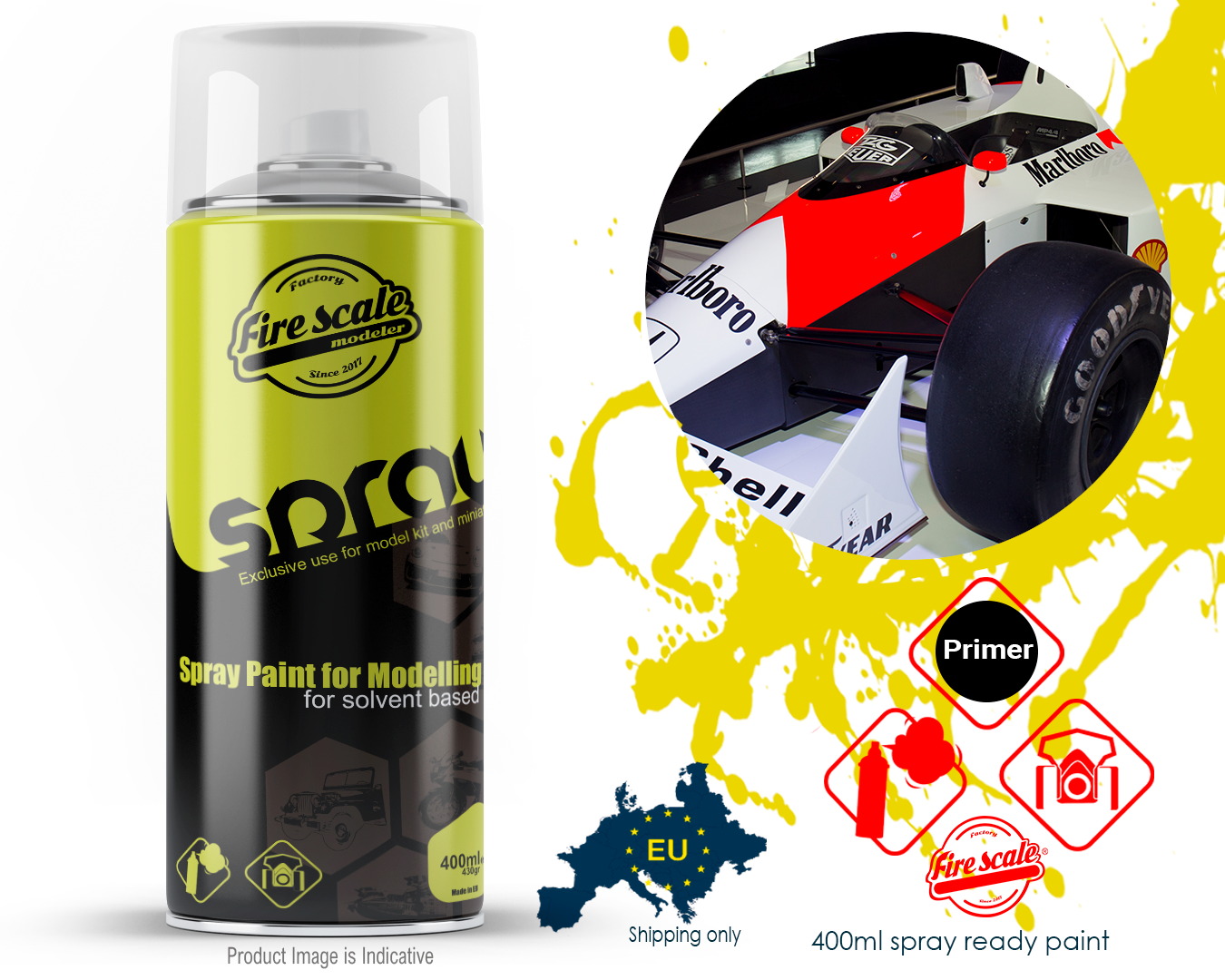 McLaren MP4/4 1988 White 400ml