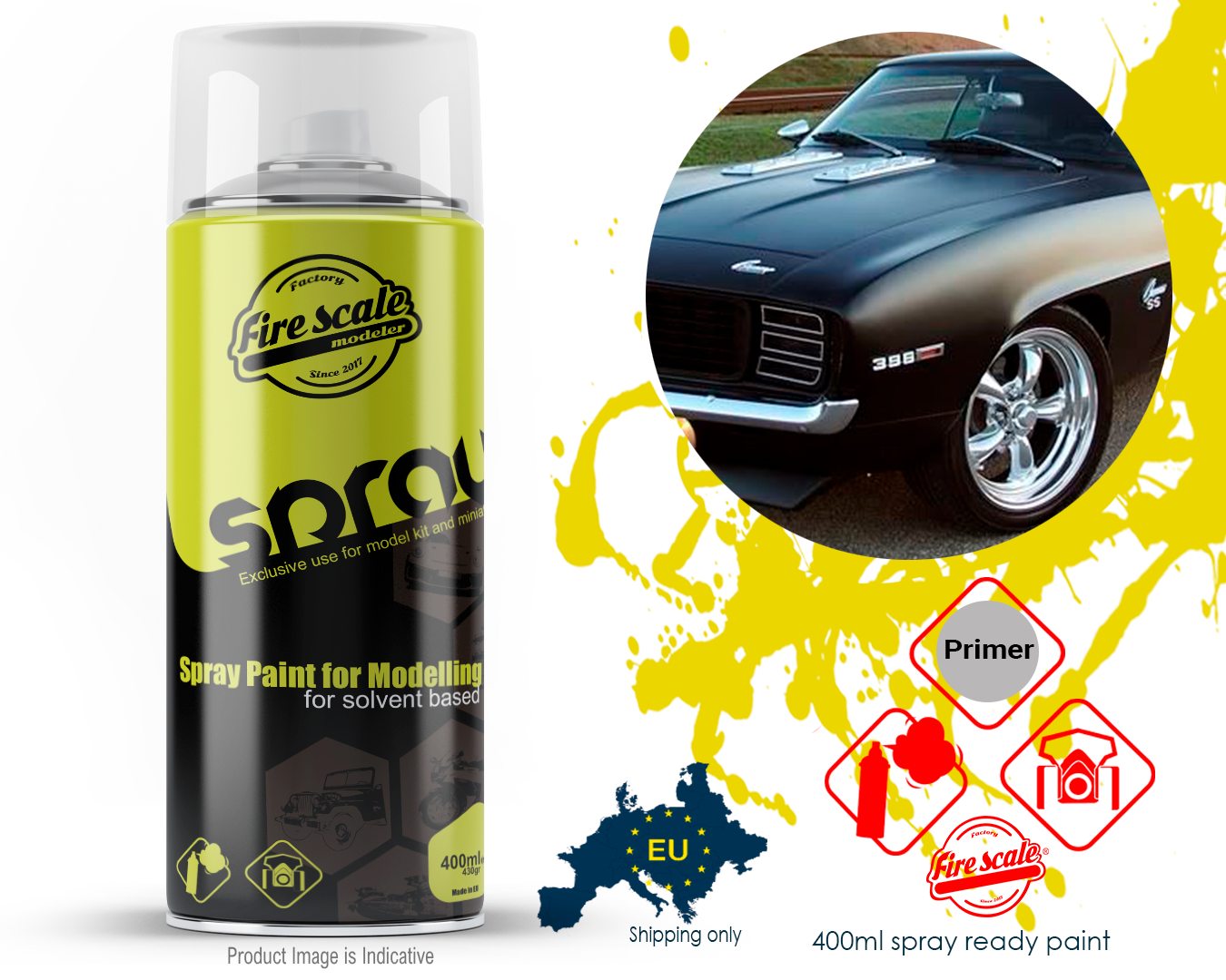 Black Semi Gloss 400ml