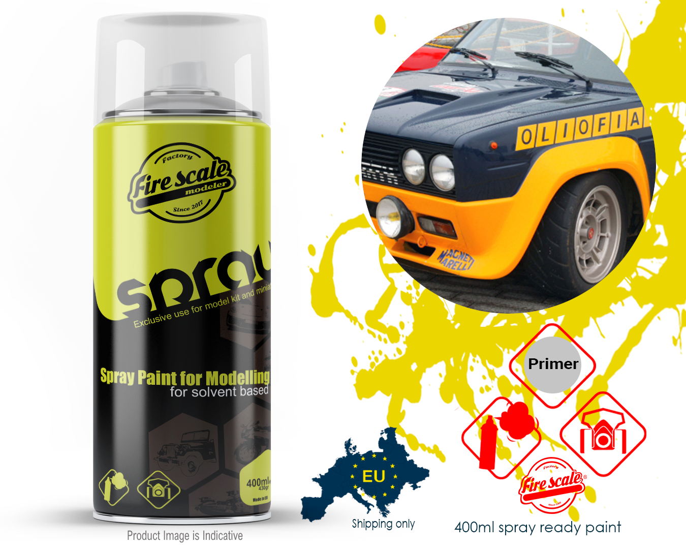 Fiat 131 Abarth Markku Alen Colors 400ml