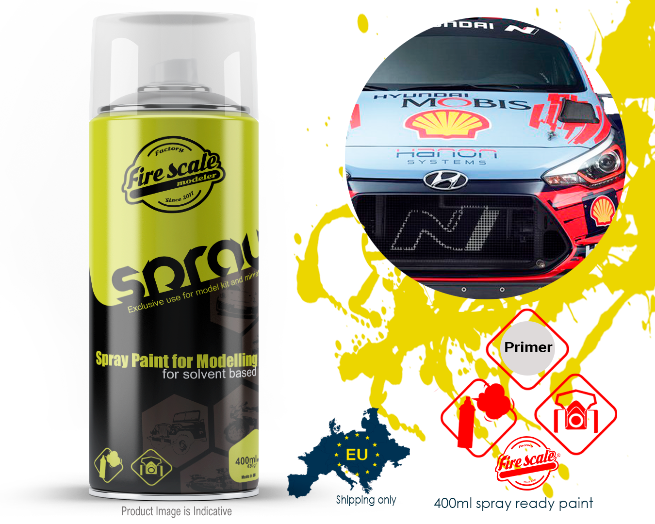 Hyundai i20 WRC Racing Colors 400ml