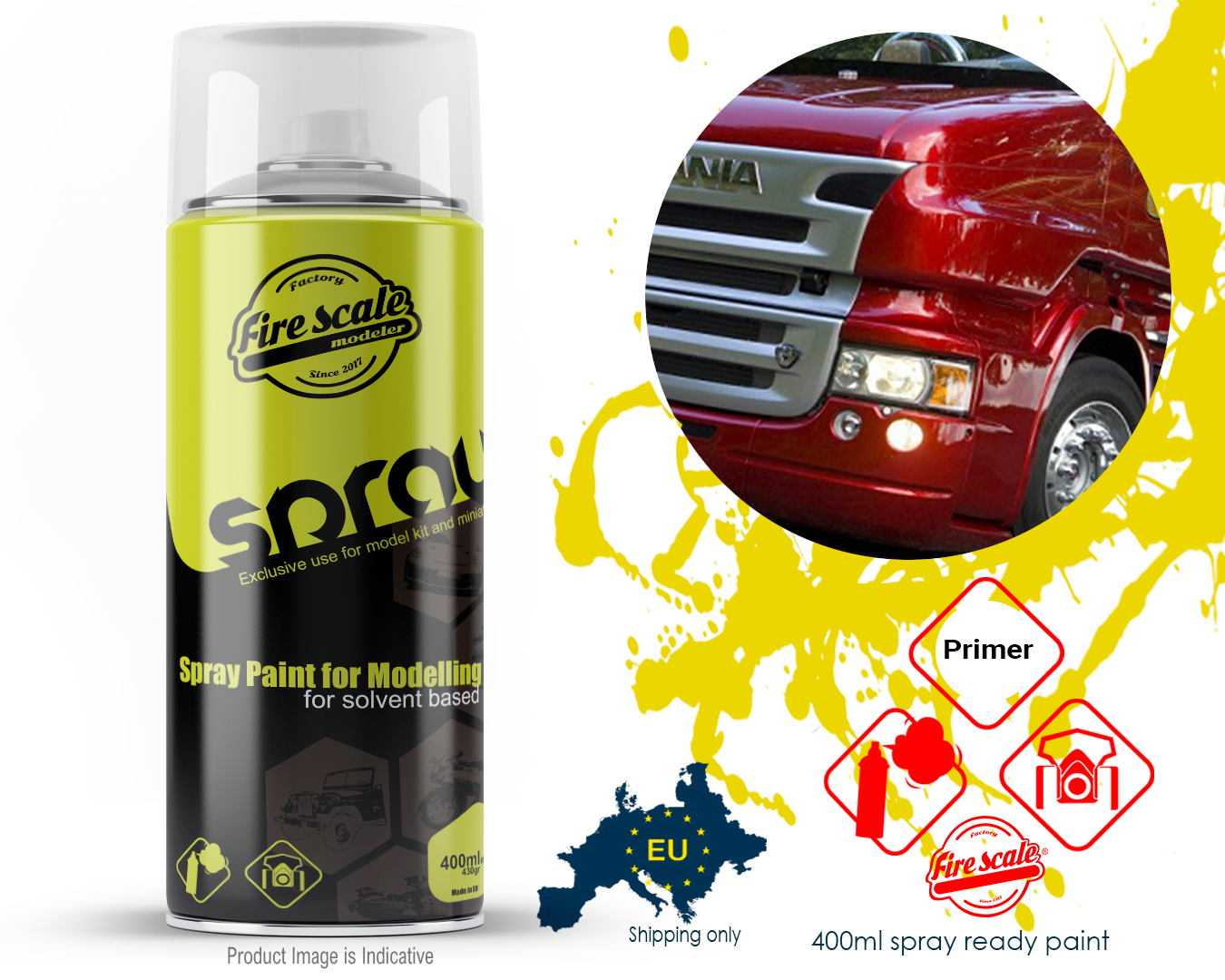 Red Ruby Pearl Scania 400ml