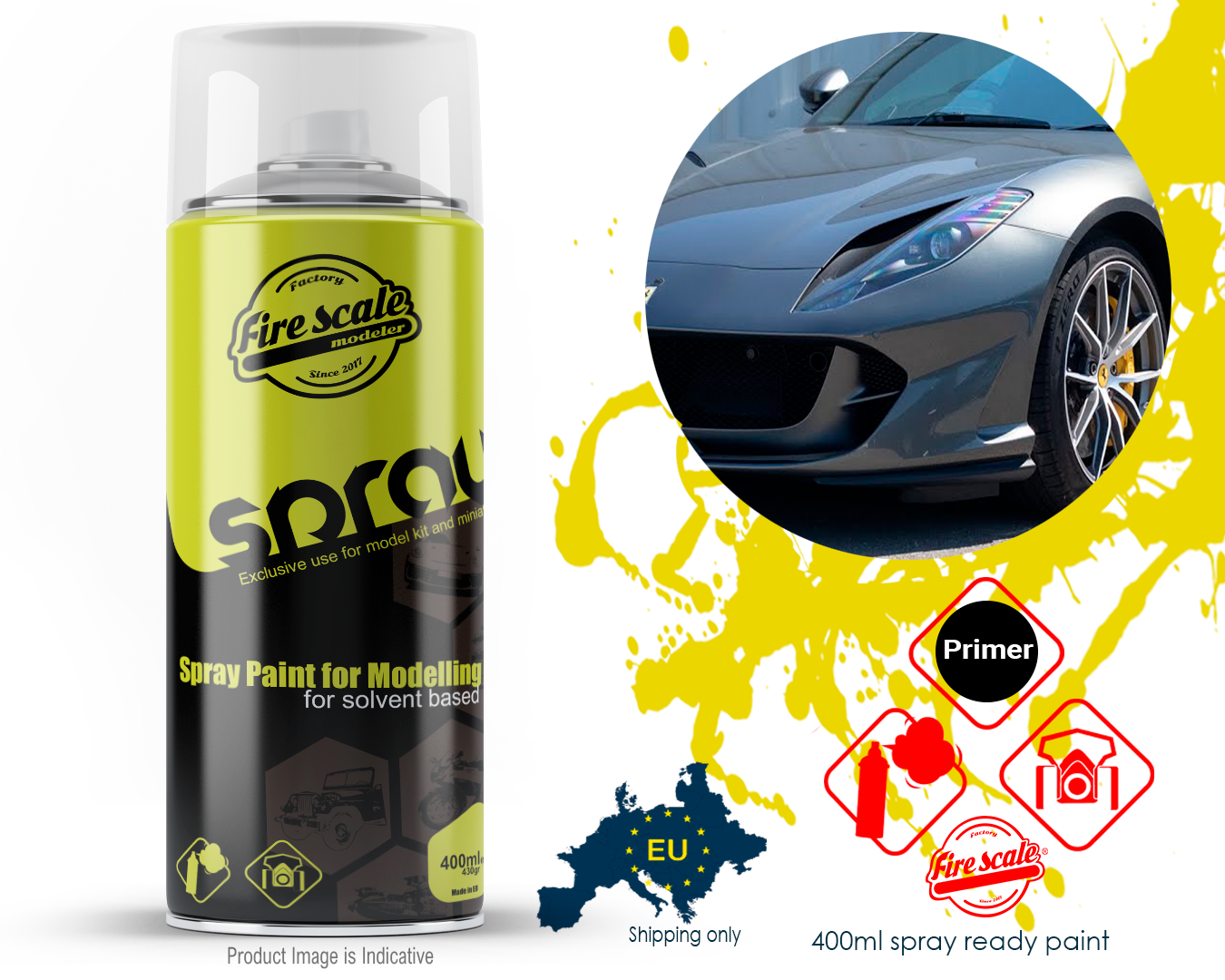 GRIGIO SILVERSTONE FERRARI 400ml