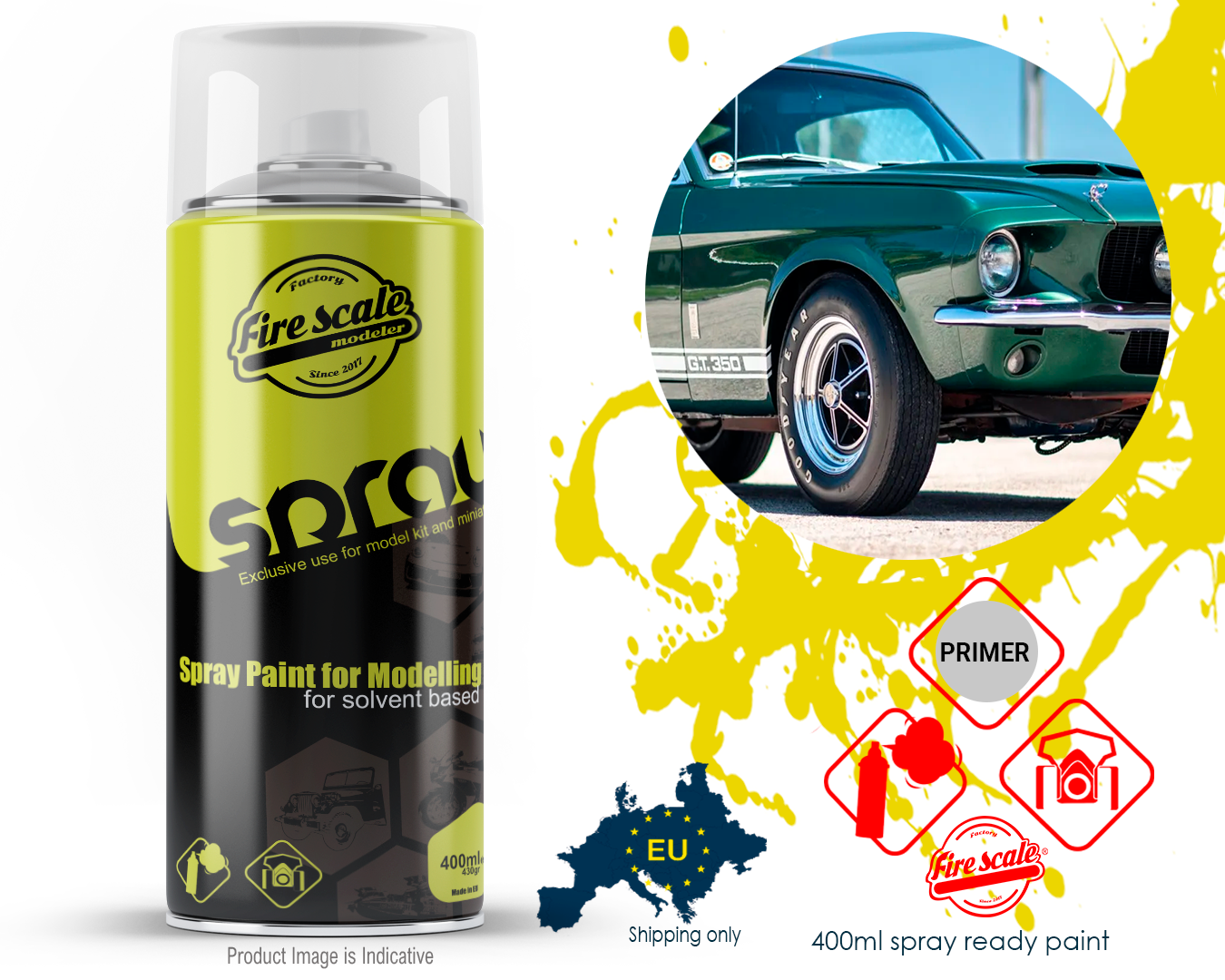 Ford Shelby Mustang GT350 Green 400ml