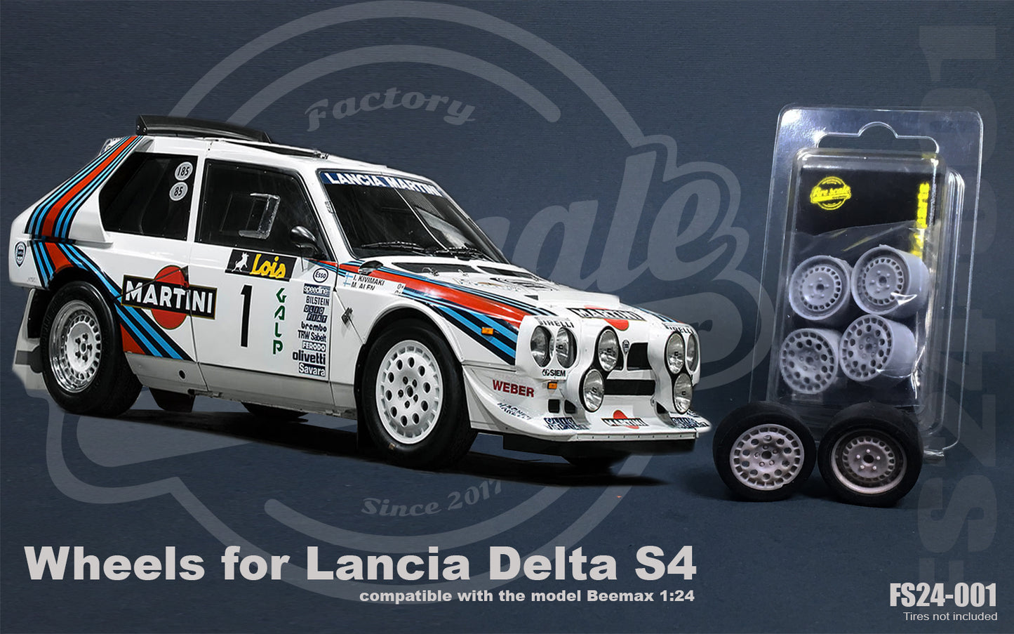 Jantes Lancia Delta S4 - 1:24