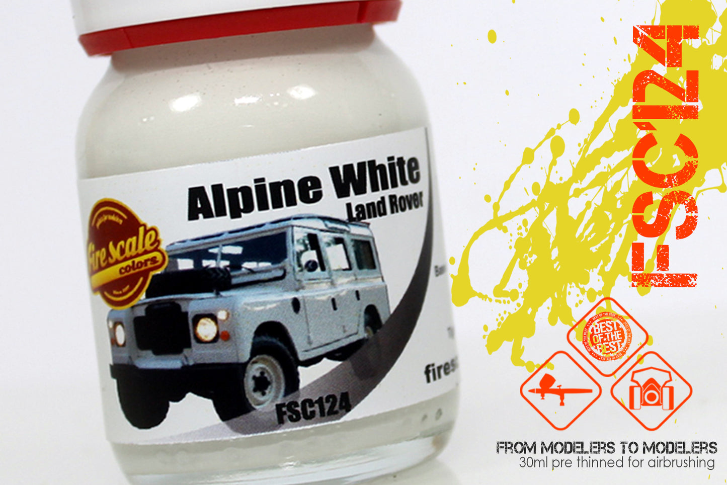 Alpine White Land Rover