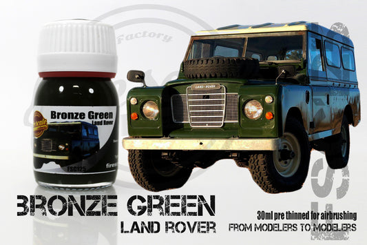 Bronze Green Land Rover