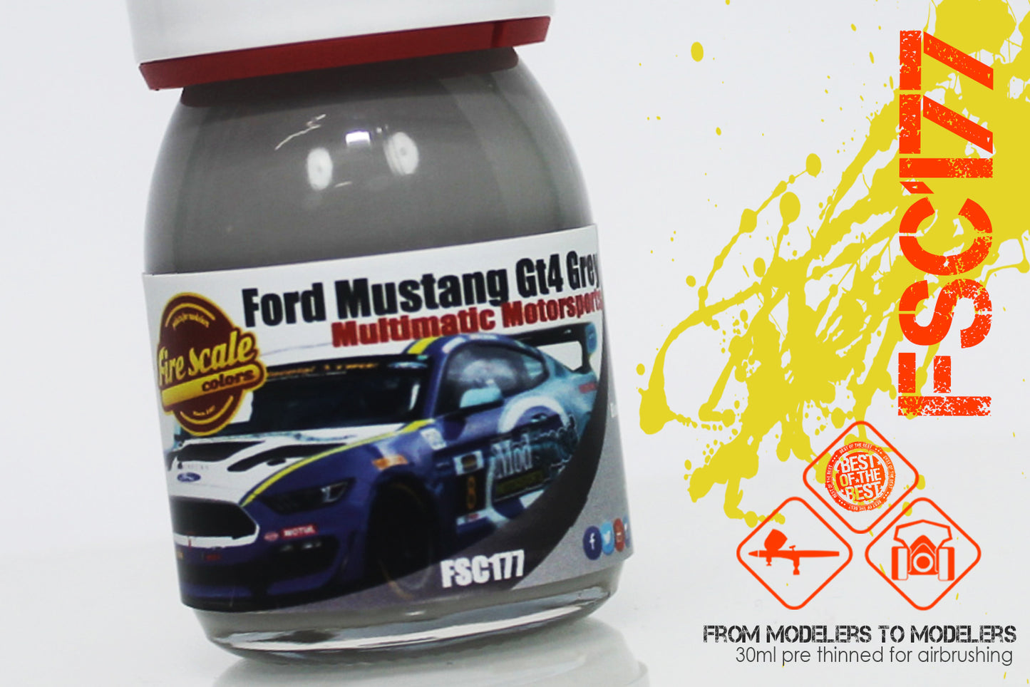 Ford Mustang GT4 Multimatic Motorsports Gray
