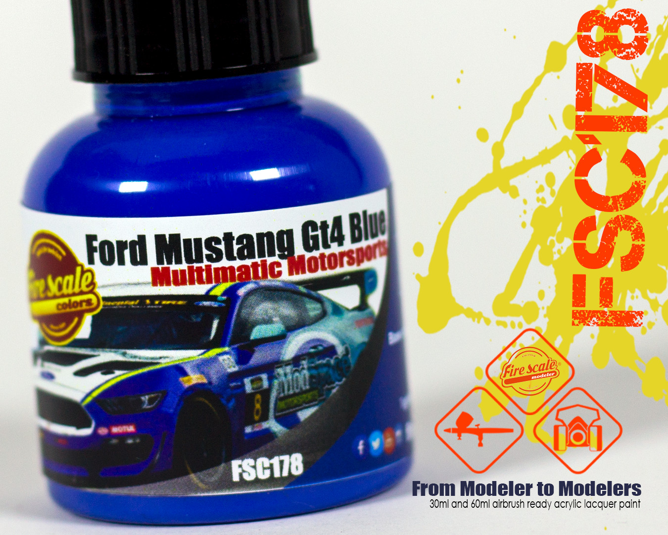 Ford Mustang GT4 Multimatic Motorsports Blue