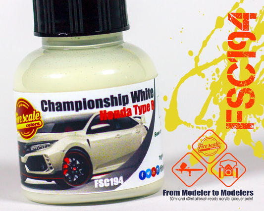 Championship White Honda Type R