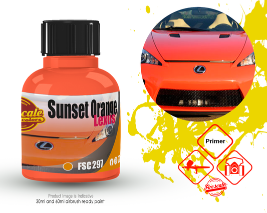 Sunset Orange 9K5 Lexus