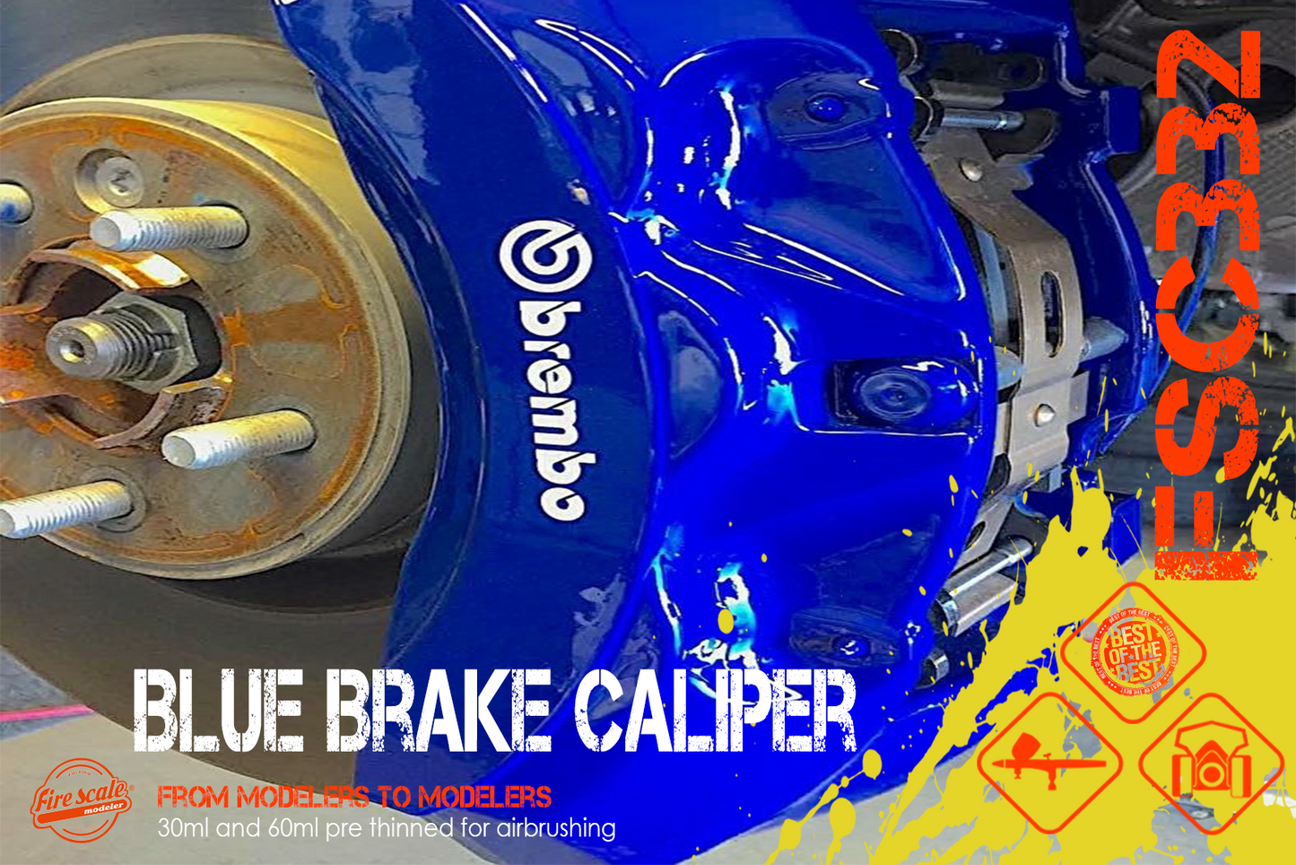 Blue Brake Caliper