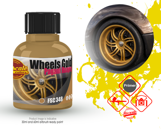 Wheels Gold Pagani Huayra