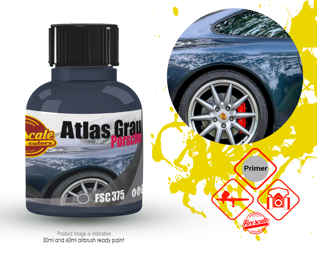 Atlas Grau Porsche