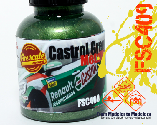 Metallic Castrol Green