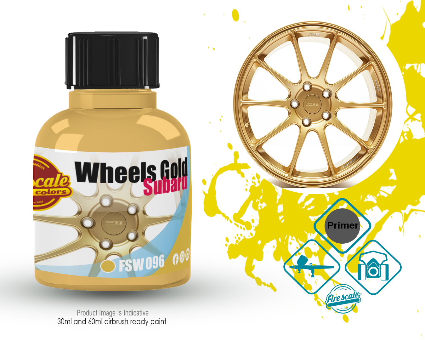 Subaru Wheels Gold