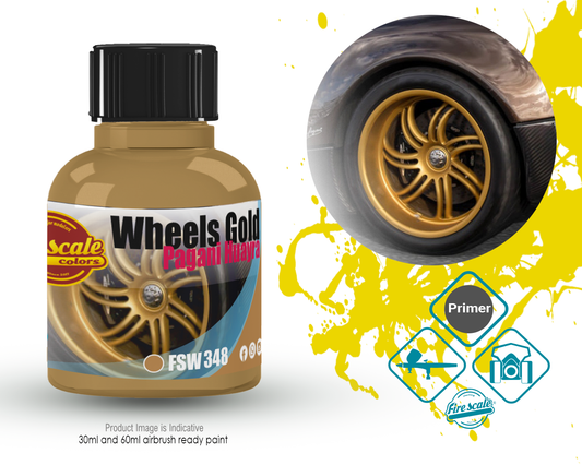 Wheels Gold Pagani Huayra