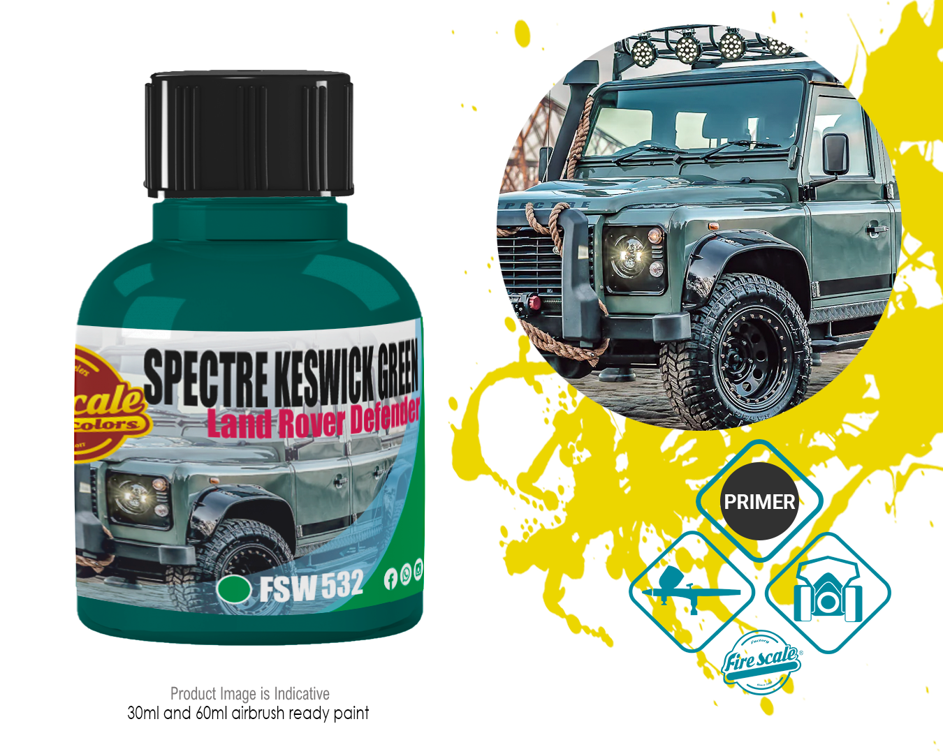 Spectre Land Rover Defender Colors