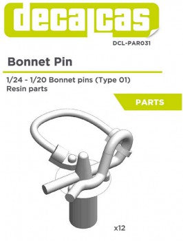 BONNET PIN TYPE 1 - RESIN PARTS