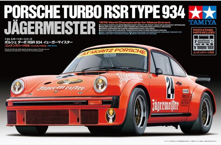 PORSCHE TURBO RSR TYPE 934 - JAGERMEISTER - EUROPEAN GT CHAMPIONSHIP 1976
