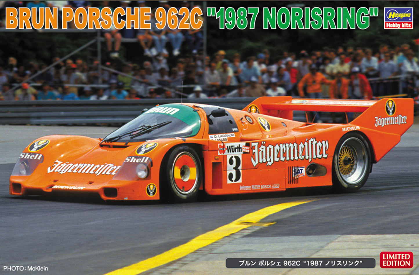 PORSCHE 962C JAGERMEISTER - FIA WSPC 1987 NORISRING