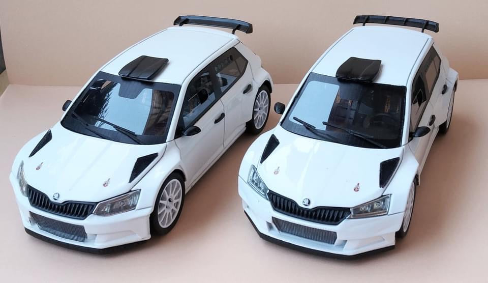 Fabia R5 Model SKODA FABIA R5 RALLY CAR - MODEL KIT – DModelkits