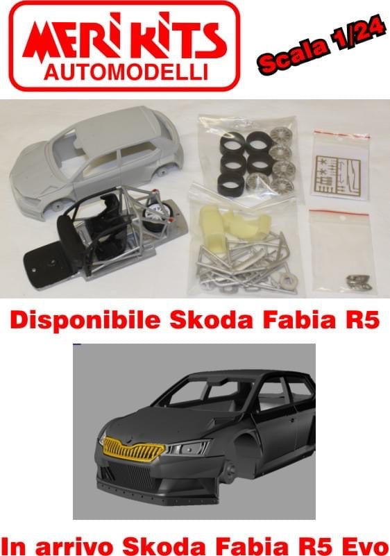 SKODA FABIA R5 RALLY CAR - MODEL KIT