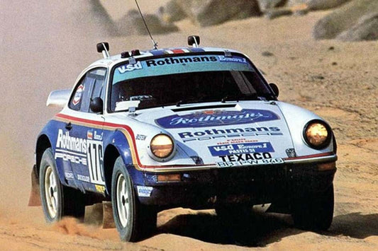 PORSCHE 911 SC RS - ROTHMANS - VAINQUEUR DU RALLYE PARIS DAKAR 1984 